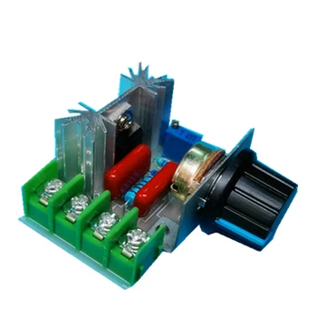 AC 220V 2000W napon regulator motor brzinu kontrolu brushless elektronske thyristor sve više temperaturu kontrolu prekidač