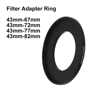 Filter Adapter Prsten Korak Prsten Metal Univerzalni 43-67mm 43-72mm 43-77mm 43-82mm Za UV ND CPL itd.