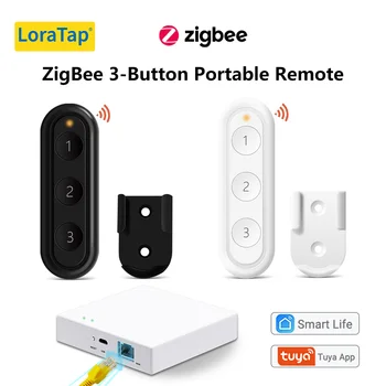 Vidi ZigBee 3.0 Bežični Prenosni Daljinski Zavese Prekidač Radi sa Pametan Život Kući Pomoćnik Zigbee2MQTT SmartThings