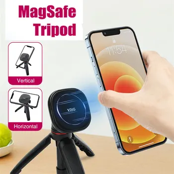 VRIG Magnetno Telefon Tronožac Produžena Mini Tronožac Selfie Štap, Sa 360 Ballhead Telefon Držač za MagSafe iPhone 14 13 12 Niz