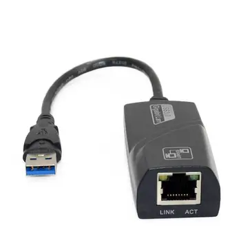 Vanjski Besplatno Voziti USB 3.0 LAN USB da RJ45 NIC RTL8153 Čip Nadogradnju mreže veza brzinu Mreže karticu