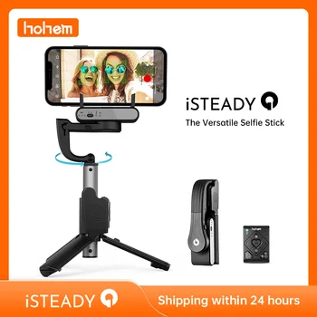 Hohem Službene iSteady Q Selfie Držati Prilagodljiva Selfie Stojim na Otvorenom Držač Rasklapanje Gimbal Stabilizator Za iphone Android