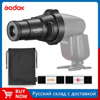 Godox AK-R21 Projekcija Prilog Objektiv Rundu Glavu F'rasnel Glavu Tobogan Pribor za Godox AD200Pro AD100Pro V1 Flash LC30 ML30 Svjetlost