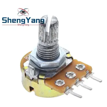 5PCS ShengYang stereo/pa/brtvljenje potentiometer WH148 B1k B2k B5k B10k B20k B50k B100k B250k B500k B1M 15mm 3pins