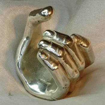 Propalice Gotski Motorista Ruku Prstenje za Žene Ljudi Berba Zlato Srebrne Boje za Podešavanje Otvori Prstenje Kreativni Par Nakit Dar