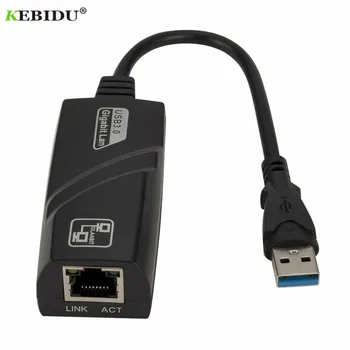 KEBIDU Ozvucen USB 3.0 Da gb / s Ethernet RJ45 LAN (10/100/1000) Mbps Mreže Adapter Ethernet Mreže Karticu Za PC Wholesales