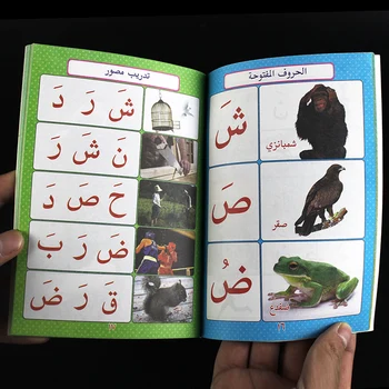 Islamski Abecedi knjige za Djecu Rano Obrazovanje Životinje/Voće/Saobraćaj Riječi Na arapskom Knjigu Djeca Uče arapski Sliku Knjigu
