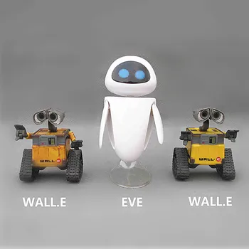 5-6cm Disney Wall-E Robot Zid E i EVE PVC Action Igračke Kolekciju Model Lutke