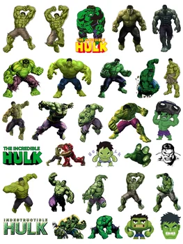Super Heroj Robert Bruce Banner Hulk Odjeću mrlje Naljepnicu na odeću Peglanje prijave