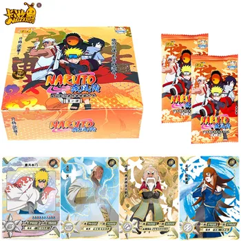 5/25/50PCS KAYOU Naruto Kolekciju Karte Tire2 Talas 1 Komplet Buster Kutiju Kayou Uzumaki Uchiha Animaciju Igra Cartas Dar