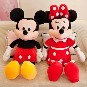 35 cm Disney Mickey Plišane Igračke Animaciju Ličnosti Minnie Mouse Punjene Luksuzan Lutku Kuci Ukras Model za Djecu je Rođendanski Poklon ... 