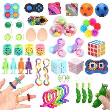 10-100pcs Nasumično Fidget Igračke Poklone Pack Iznenađenje Kutiju 300 Drugačije Fidget Set Antistress Olakšanje Igračke za Decu Odraslih