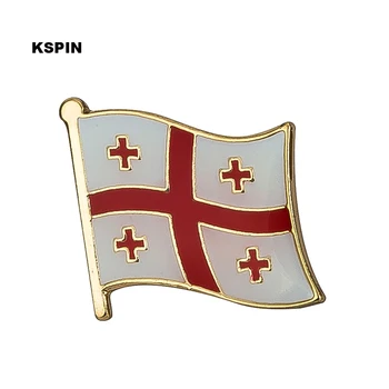 Georgia zastavu pin reveru pin značku Broš Ikone 1PC KS-0069
