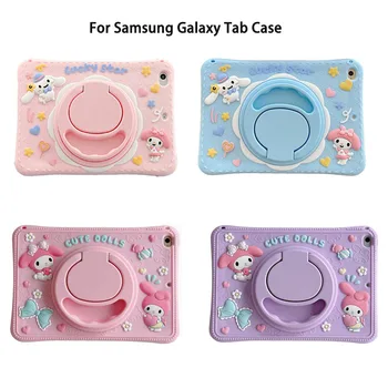 Sanrio Kuromi Slučaj za Samsung Galaksiji Račun A8 11 X205 X200 A7 lite 10.4 S7 Plus S6Lite P610 S8 Ultra 14.6 Tableta Pametan Pokriti