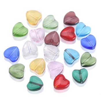 20pcs Srce Stanju 10mm Kristalne Čaše Izgubiti Obrt Perle Za Nakit Pravi DIY Nalazi