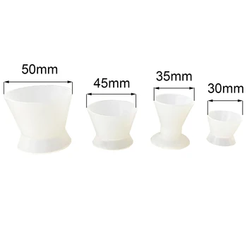 4pcs Zubni Materijala Silikonske Činiju Koristiti Dappen Jela Zube Whitening Laboratorija Alat Odontologia Stomatologiji