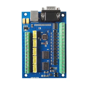 5 Osi CNC USB MACH3 Vozač odbor novajliju odbor graviranja mašinu sa MPG čovjek prijedlog kontrolor plavi karticu