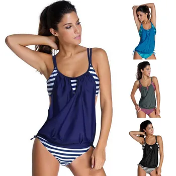 Tankini Kupaći Kostim Žena Kupaće Kostime Veličinom Plus Dva Komad Bikini Set Žene Kostima Brazilski Maillot De Bejn