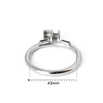 Rezervni Dio Čelika Silver Prsten za MAMBA Kavez Muškarac Chastity Uređaj
