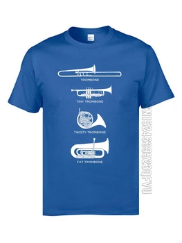 Simfoniju Muziku T Majice Različite Vrste Trombon Piše Na Majicu Novi Dolazak Park Majice Porodica Majicu Otac T Majice