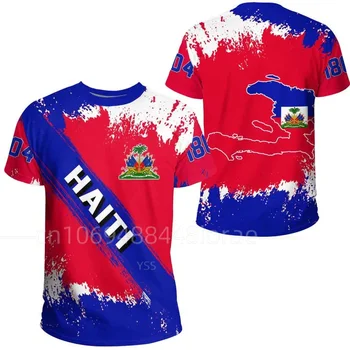 HAITIJU Nacije Zastavu majicu francuski Haićanski Republika Moderna I Zanimljiv HAITIJU Nacionalnu Zastavu majice na Nacionalni Simbol T Majice