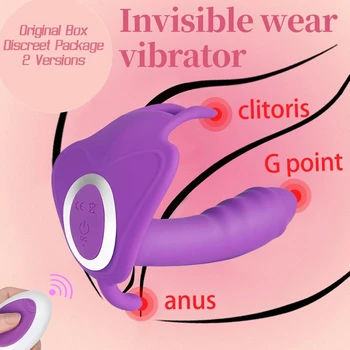 Nosivi Dildo Vibrator Za Žene Klitoris Naivčina Bežični Daljinski Masturbatora G Mjesto Nevidljiv Leptir Vibrateur Odrasle Igračka