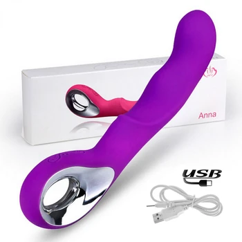 Vibratori Žene Seks Igračke Dildo za Odrasle Vibracije Proizvoda USB Uključi Vaginu Klitoris G Mjesto Masažer Masturbacija Vibrador Feminino