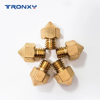 Tronxy 5PCS MK7 MK8 Crijeva 0.3 za 0,2 0.5 mm Bakra 3D Štampače Dijelove Extruder Threaded duga 1,75 mm 3.0 mm Nit Glavu Bras Bradavice