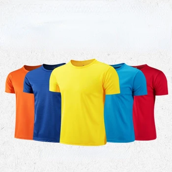 Sport Brzo Suši majicu sportskoj odjeći majice Prilagoditi Logo Ljeto Rundu Vrat Trainning Vježba
