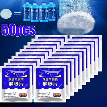 50pcs Staklo čistiji živahni tableta čvrst čišćenje agent za brisače ulje film deterdžent za domaćinstvo wc čišćenje tableta