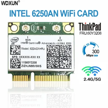 Bežični Wifi Karticu 622ANXHMW 6250AN 300Mbps 2.4 G & 5G WiFi Adapter za Lenovo/Thinkpad Informacije Napredne-N 6250 ANX FRU 60Y3195