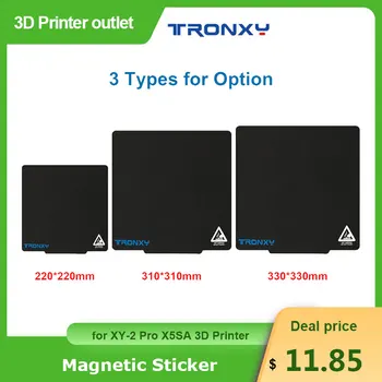Tronxy Magnetno Izgraditi Površinu Tanjir Naljepnicu Blok Ultra-Fleksibilan Skinuti 220*220mm/330*330mm za XY-2 Pro X5SA 3D Printer