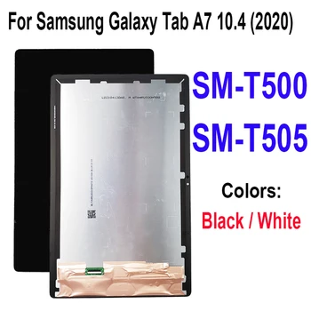 Originalni Za Samsung Galaksiji Račun A7 10.4 (2020) SM-T500 SM-T505 T500 T505 LCD Prikaži Dodirni Senzori Ekran Digitizer Skupština