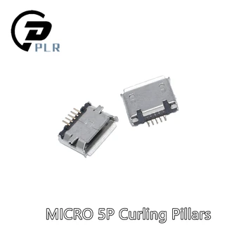 10PCS Tip B Mikro USB 5P 5-pin Mikro USB Jack, 5Pins Mikro USB Žena Konektor