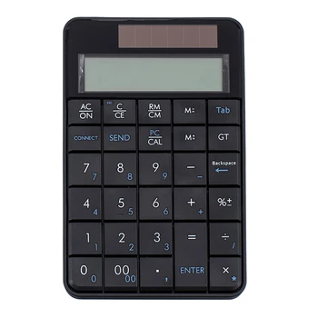 2.4 G Bežični Tastaturu Mini-2-u-1 Bežični USB Brojčane Tipkovnica Sa Kalkulator Prikaži Ekran Tastaturu Za PC Laptop Kancelarije
