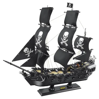 Karibima Crni Biser Jedrilici Gusarski Brod Model Kit DK6001 Bloka Pirati Cigle Set 3423PCS Poklone Igračke za Dijete