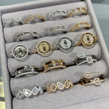 925 srebrni luksuz nakit Toi&Moi klasik dizajn ljubavnici LJUBAV prsten ženama prsten. DEVOJKA DAR
