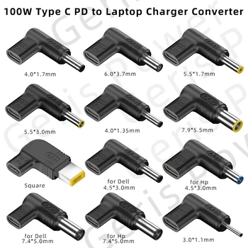 POLICIJA 100W Tip C da Univerzalni Laptop Punjač Pretvarač za Asus Lenovo Konja Del Acer Samsung USB C Brzo Punjač Adapter Konektor