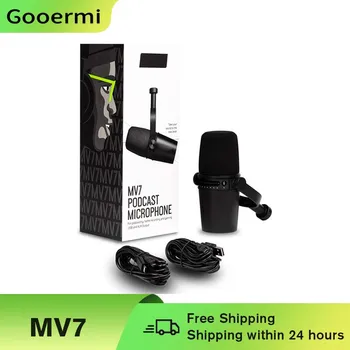 MV7 Dinamika Mikrofon Spojen Profesionalni Tri-Core XLR Ozvucen Mikrofon Za Snimanje Emitovanje