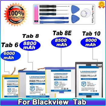 LOSONCOER 8800mAh Za Blackview Račun 6 , Za Blackview Račun 8, 8E 10 Baterija Tableta PC Baterija