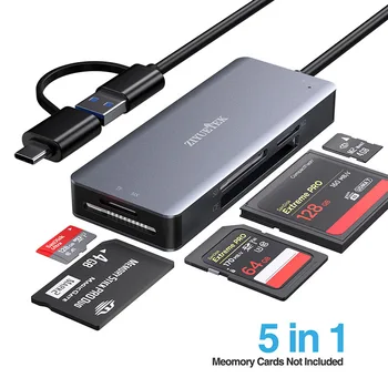 5 u 1 USB 3.0 Karticu Čitač SD/OD/M2/GĐICE/MIKRO SD memorijsku Karticu Čitač brzoj Adapter za PC Laptop kameru drona
