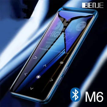 BENJIE M6 M3 Bluetooth 5.0 bez gubitaka MP3 Player HiFi Prenosni Audio Walkman FM Radio e-knjigu Diktafon MP3 Muziku Playe