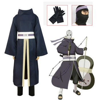 Ninja Kostim Animaciju Uchiha Obito Akatsuki Masku Komplet Rukavica Animaciju Odjeću Kostim Za Noć Vještica Ludaca Kostim Novi Dolazak