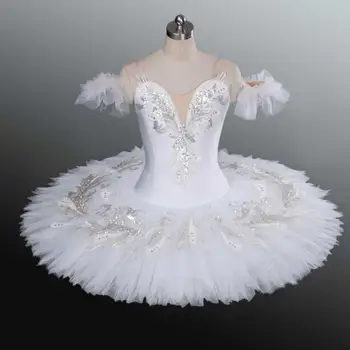 Romantično Profesionalni Balet Tutu Bijeli Labud Jezero djevojka i Žene Balerina Zabavu Ples Kostime Balet Tutu Balett Haljinu Djevojku