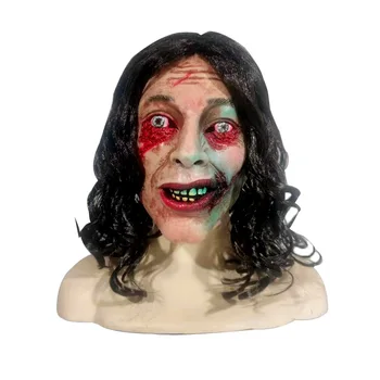 Film 2023 Zlo je Mrtav Ustanite Kostim Plastičnom Maskom Ludaca Rave Horor Ubica Pun Lice Jezivo Đavo Demonom noć Veštica za Žene