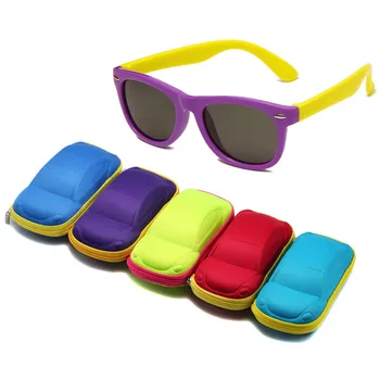 Stila Bebu Silikonske Naočale UV400 Naočale za Momke Djevojke Djeca Naočale za Sunce Naočale AC Objektiv zaštitne Naočale Poklon za Djecu