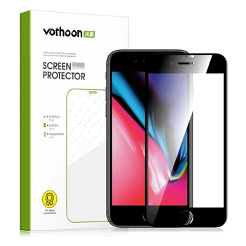 Vothoon Debelo Staklo Za iPhone 6s 7 8 Plus Pun Zakrivljeni Ekran Zaštitnik Za iPhone 8 Plus Zaštitnik Čašu Ekranu