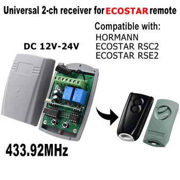 ECOSTAR RSE2 RSC2 433MHz Kotrljajući Kod. Vrata Garaže Daljinski Prijemnik HORMANN ECOSTAR Prijemnik