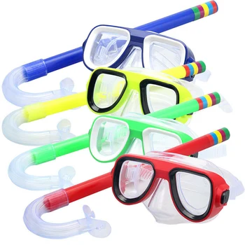 Djeca Ronjenje Naočale Masku Za Disanje Anti Magla Plivanje Suv Cijev Ronjenje Prilagodljiva Crijevo Vežite Pod Vodom Ronilačkom Opremom