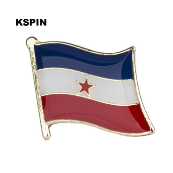 Jugoslavija zastavu pin reveru pin značku Broš Ikone 1PC KS-0138